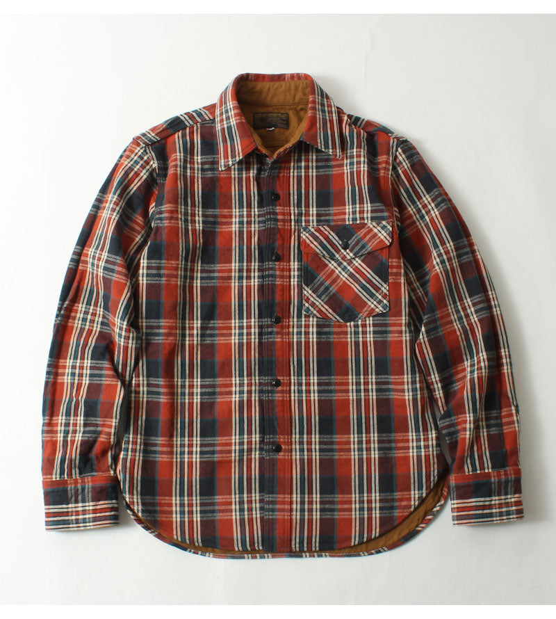 DELUXEWARE HV-19A Heavy flannel shirt"BETSY ROSS"20th anniversary special product
