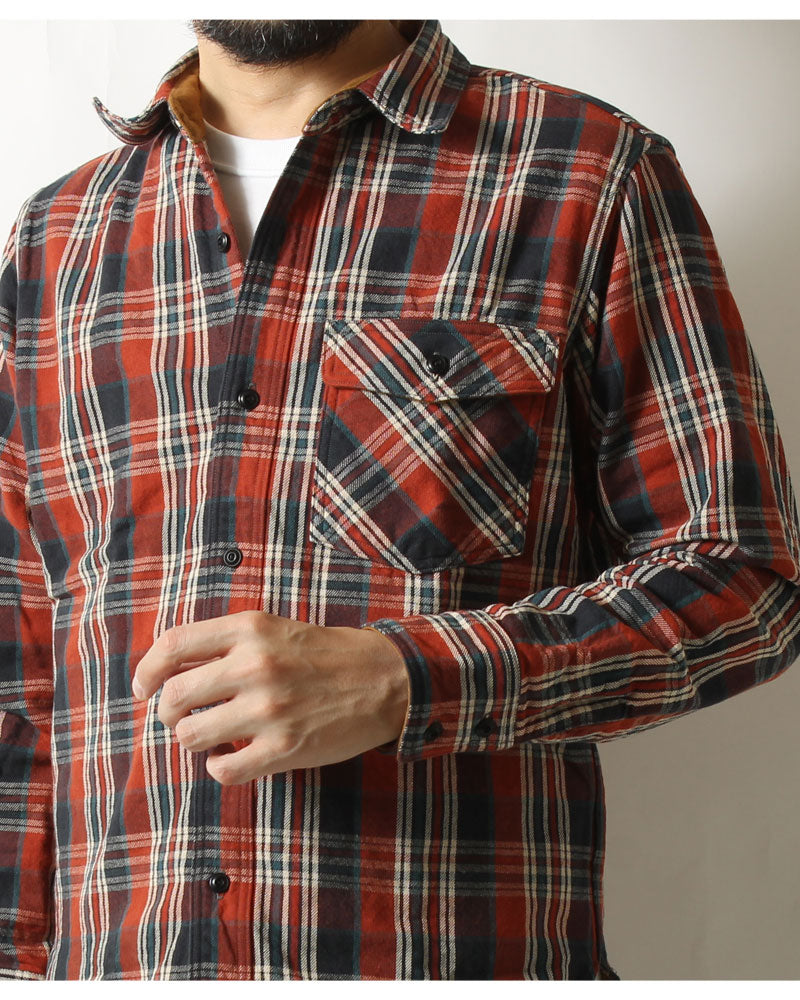 DELUXEWARE HV-19A Heavy flannel shirt"BETSY ROSS"20th anniversary special product
