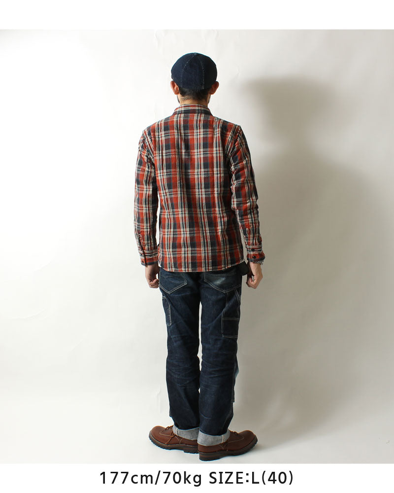 DELUXEWARE HV-19A Heavy flannel shirt"BETSY ROSS"20th anniversary special product