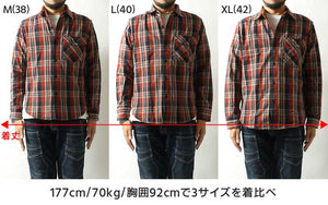 DELUXEWARE HV-19A Heavy flannel shirt"BETSY ROSS"20th anniversary special product