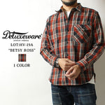 Load image into Gallery viewer, DELUXEWARE HV-19A Heavy flannel shirt&quot;BETSY ROSS&quot;20th anniversary special product
