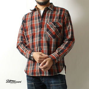 DELUXEWARE HV-19A Heavy flannel shirt"BETSY ROSS"20th anniversary special product