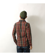 Load image into Gallery viewer, Deluxeware Lot,HV-49 Heavy Flannel Shirt &quot;W.VINTAGE&quot;
