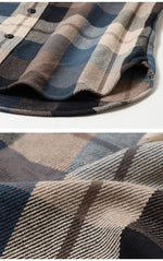 画像をギャラリービューアに読み込む, DELUXEWARE HV-57 Heavy flannel shirt "50s BLUE KING"
