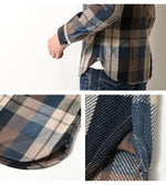 画像をギャラリービューアに読み込む, DELUXEWARE HV-57 Heavy flannel shirt "50s BLUE KING"
