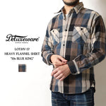 画像をギャラリービューアに読み込む, DELUXEWARE HV-57 Heavy flannel shirt "50s BLUE KING"
