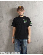 画像をギャラリービューアに読み込む, Vanson×Kawasaki Lot,KMV-2603 S/S T-Shirt
