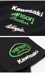 画像をギャラリービューアに読み込む, Vanson×Kawasaki Lot,KMV-2603 S/S T-Shirt
