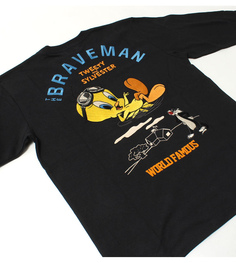 The BRAVE-MAN Lot,LTB-2316 Looney Tunes Long Sleeve T-Shirt