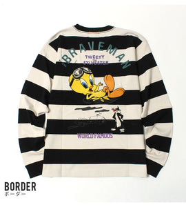 The BRAVE-MAN Lot,LTB-2316 Looney Tunes Long Sleeve T-Shirt