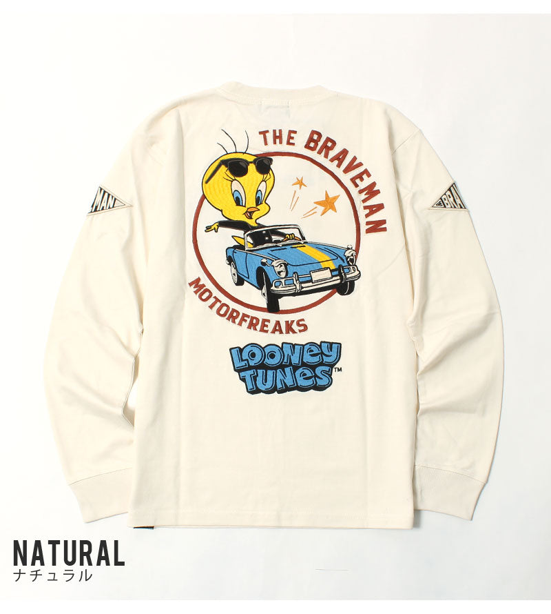 The- Brave Man Lot,LTB-2402 Looney Tunes Long Sleeve T-Shirt
