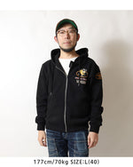 画像をギャラリービューアに読み込む, VANSON LTV-2510 Vanson x Looney Tunes Collaboration Zip-Up Hoodie (Officially Licensed Product)

