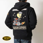 画像をギャラリービューアに読み込む, VANSON LTV-2510 Vanson x Looney Tunes Collaboration Zip-Up Hoodie (Officially Licensed Product)
