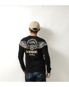 Vanson Lot,NVLT-2312 Long Sleeve T-Shirt