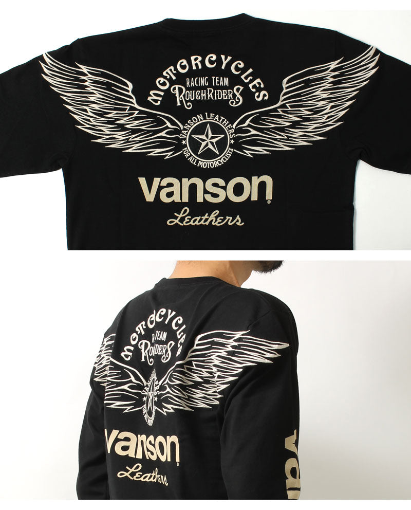 Vanson Lot,NVLT-2312 Long Sleeve T-Shirt