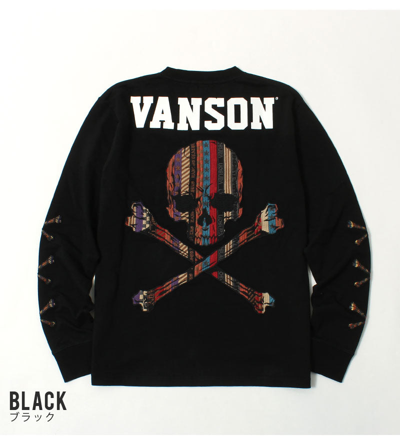 Vanson Lot,NVLT-2324 Long Sleeve T-Shirt