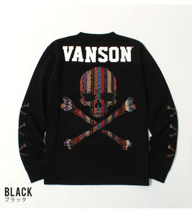 Vanson Lot,NVLT-2324 Long Sleeve T-Shirt