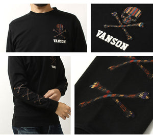 Vanson Lot,NVLT-2324 Long Sleeve T-Shirt