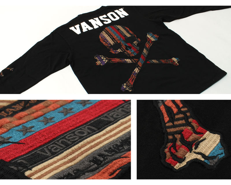 Vanson Lot,NVLT-2324 Long Sleeve T-Shirt