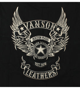 VANSON NVLT-2507 Flying Star Embroidered Jersey Long Sleeve T-Shirt