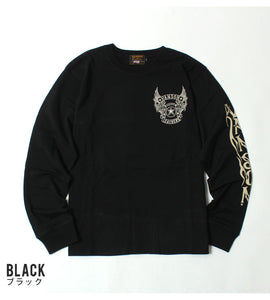 VANSON NVLT-2507 Flying Star Embroidered Jersey Long Sleeve T-Shirt