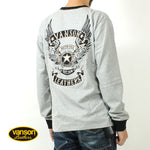 Load image into Gallery viewer, VANSON NVLT-2507 Flying Star Embroidered Jersey Long Sleeve T-Shirt
