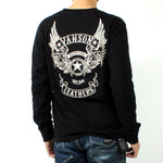Load image into Gallery viewer, VANSON NVLT-2507 Flying Star Embroidered Jersey Long Sleeve T-Shirt
