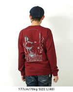 Load image into Gallery viewer, VANSON  NVLT-2514 Skull Head Embroidered Jersey Long Sleeve T-Shirt
