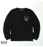 Load image into Gallery viewer, VANSON  NVLT-2514 Skull Head Embroidered Jersey Long Sleeve T-Shirt

