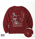 Load image into Gallery viewer, VANSON  NVLT-2514 Skull Head Embroidered Jersey Long Sleeve T-Shirt
