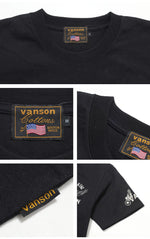 Load image into Gallery viewer, Vanson Lot,NVST-001 Flying Star &amp; Logo Standard Short-Sleeve T-Shirt
