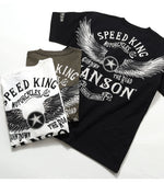 Load image into Gallery viewer, Vanson Lot,NVST-001 Flying Star &amp; Logo Standard Short-Sleeve T-Shirt

