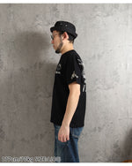 Load image into Gallery viewer, Vanson Lot,NVST-001 Flying Star &amp; Logo Standard Short-Sleeve T-Shirt
