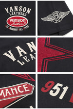 Load image into Gallery viewer, Vanson Lot,NVST-004 One Star &amp; Logo Standard Short-Sleeve T-Shirt
