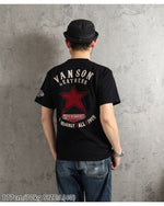 Load image into Gallery viewer, Vanson Lot,NVST-004 One Star &amp; Logo Standard Short-Sleeve T-Shirt
