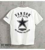Load image into Gallery viewer, Vanson Lot,NVST-004 One Star &amp; Logo Standard Short-Sleeve T-Shirt
