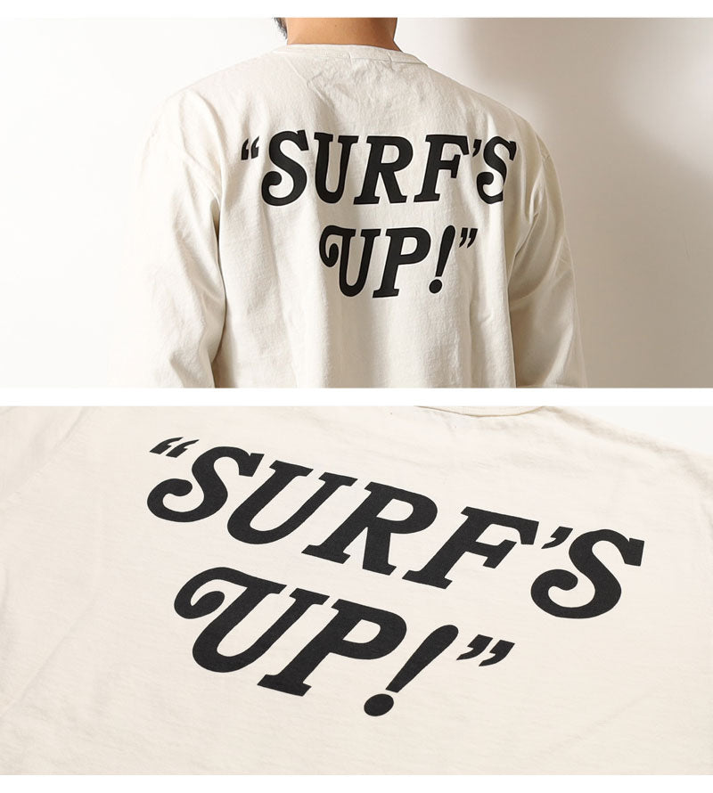 PEANUTS PELT-2401 Vintage Peanuts Surf Snoopy Long T-Shirt