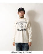 画像をギャラリービューアに読み込む, PEANUTS PELT-2401 Vintage Peanuts Surf Snoopy Long T-Shirt

