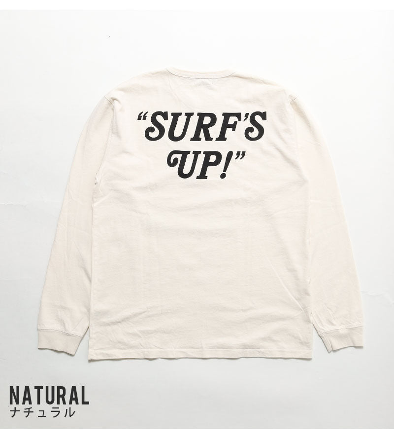 PEANUTS PELT-2401 Vintage Peanuts Surf Snoopy Long T-Shirt