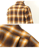 画像をギャラリービューアに読み込む, Sugar Cane SC29203 OMBRE PLAID HEAVY FLANNEL L/S WORK SHIRT
