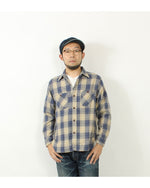 画像をギャラリービューアに読み込む, Sugar Cane SC29358 TWILL CHECK WORK SHIRT
