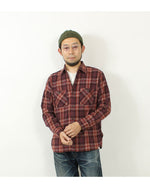 画像をギャラリービューアに読み込む, Sugar Cane SC29359 TWILL CHECK WORK SHIRT
