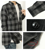 画像をギャラリービューアに読み込む, Sugar Cane SC29359 TWILL CHECK WORK SHIRT
