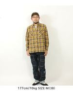 画像をギャラリービューアに読み込む, Sugar Cane SC29361 TWILL CHECK WORK SHIRT
