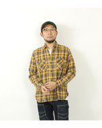 画像をギャラリービューアに読み込む, Sugar Cane SC29361 TWILL CHECK WORK SHIRT
