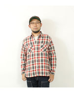 画像をギャラリービューアに読み込む, Sugar Cane SC29361 TWILL CHECK WORK SHIRT
