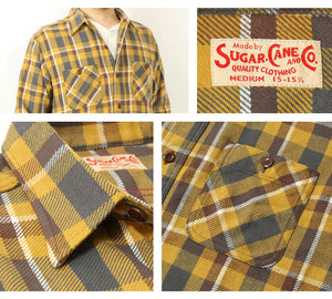 Sugar Cane SC29361 TWILL CHECK WORK SHIRT