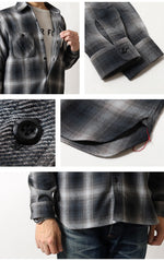 画像をギャラリービューアに読み込む, SUGAR CANE SC29561 TWILL CHECK WORK SHIRT
