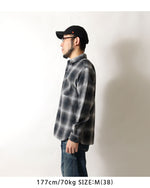 画像をギャラリービューアに読み込む, SUGAR CANE SC29561 TWILL CHECK WORK SHIRT
