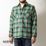 画像をギャラリービューアに読み込む, SUGAR CANE SC29564  TWILL CHECK WORK SHIRT
